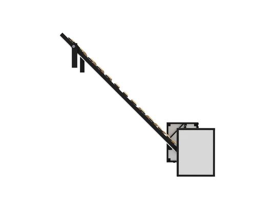 WALLBEDKING - Lit escamotable morphy studio – 100x200 cm, vertical