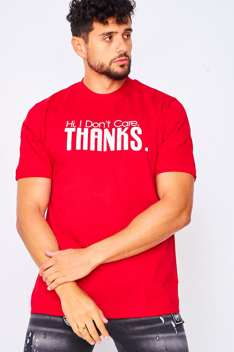 T-shirt rouge 