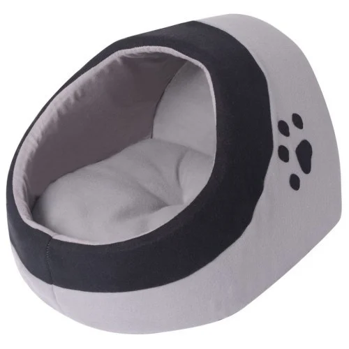 cama ninho para gato cinza