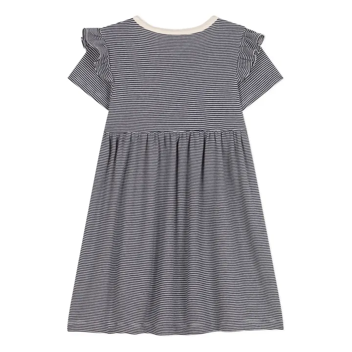 Petit Bateau Robe Moona Rayée | Bleu marine