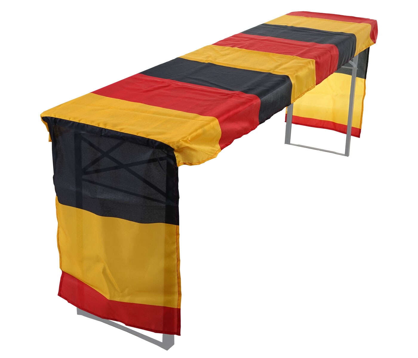 Tischdecke für Bierzeltgarnitur MCW-D19, Biertischhusse Tischhusse, Deutschland WM EM 360x73cm