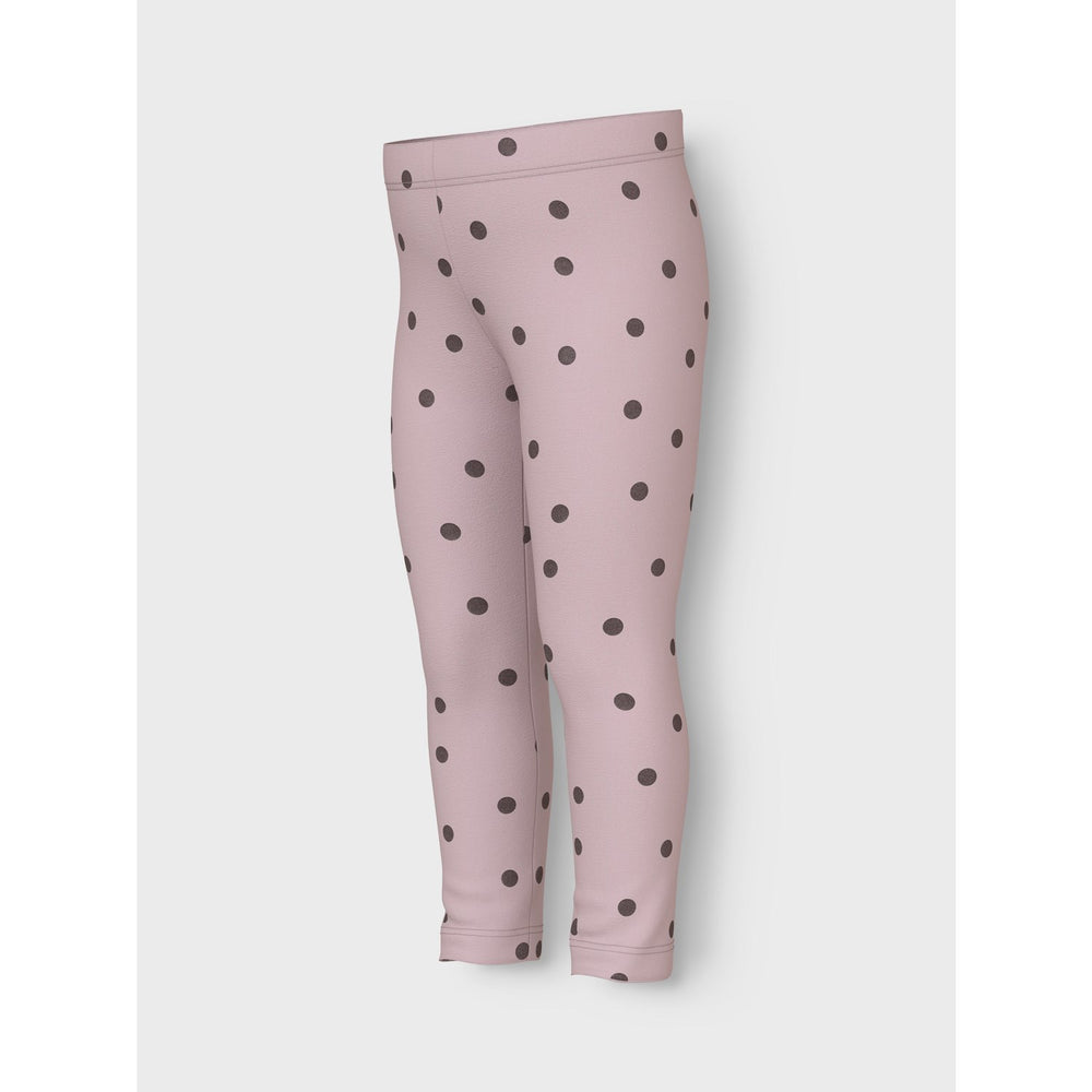 Køb Name It Burnished Lilac Peppercorn Dot Nmfvivian Glitter Leggings