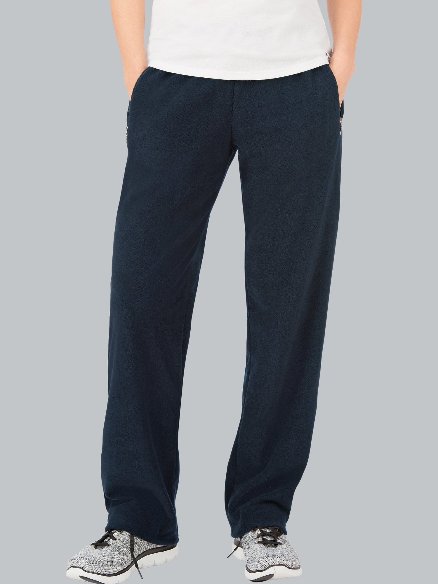 Fleece Freizeithose Navy