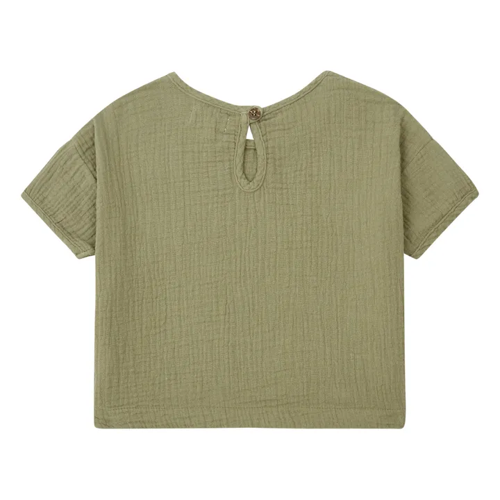 The Simple Folk T-Shirt Coton Bio | Sauge