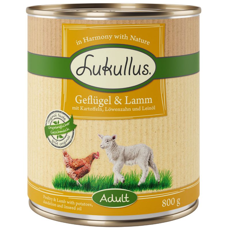 Offre d'essai mixte Lukullus sans céréales