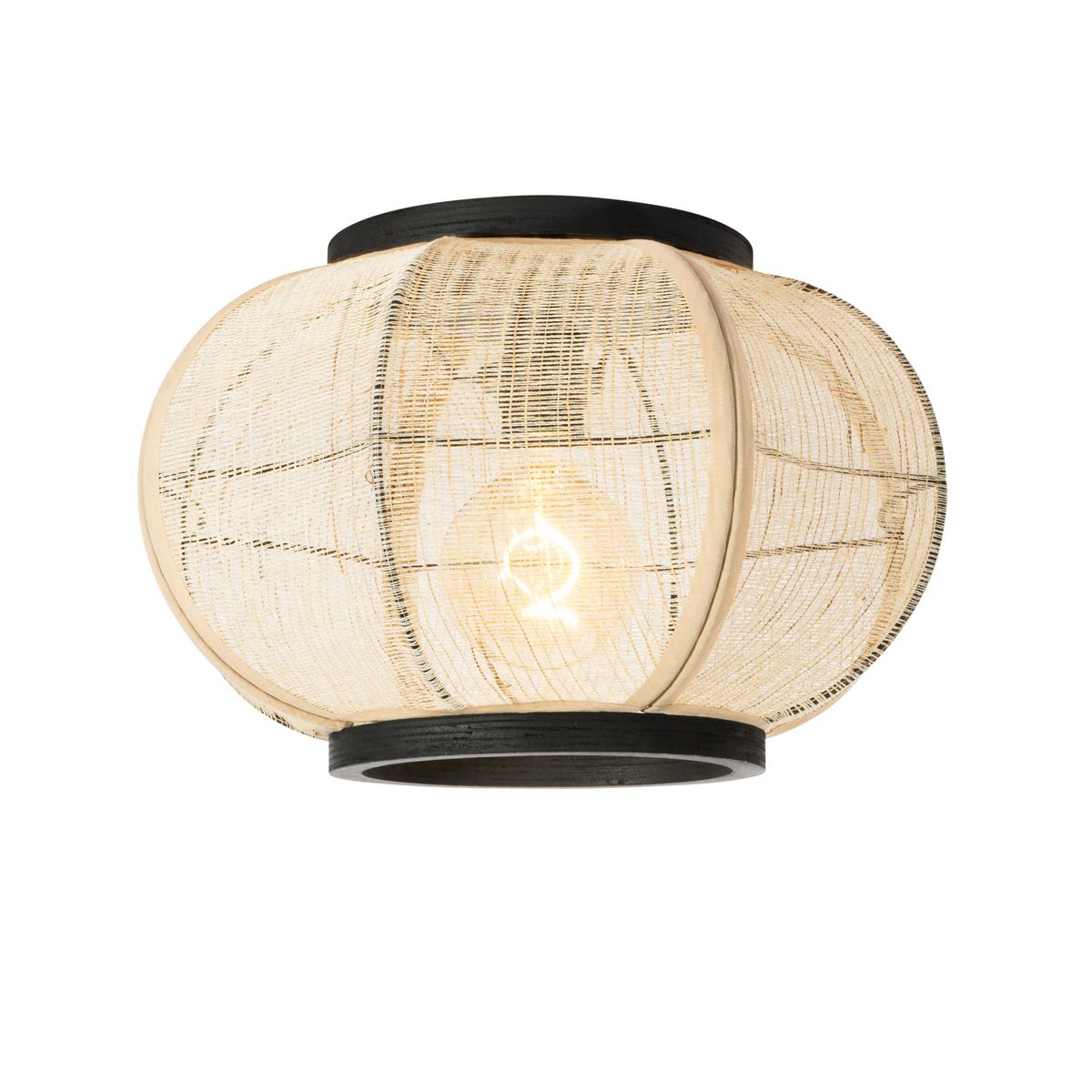 Oosterse plafondlamp bruin - Rob
