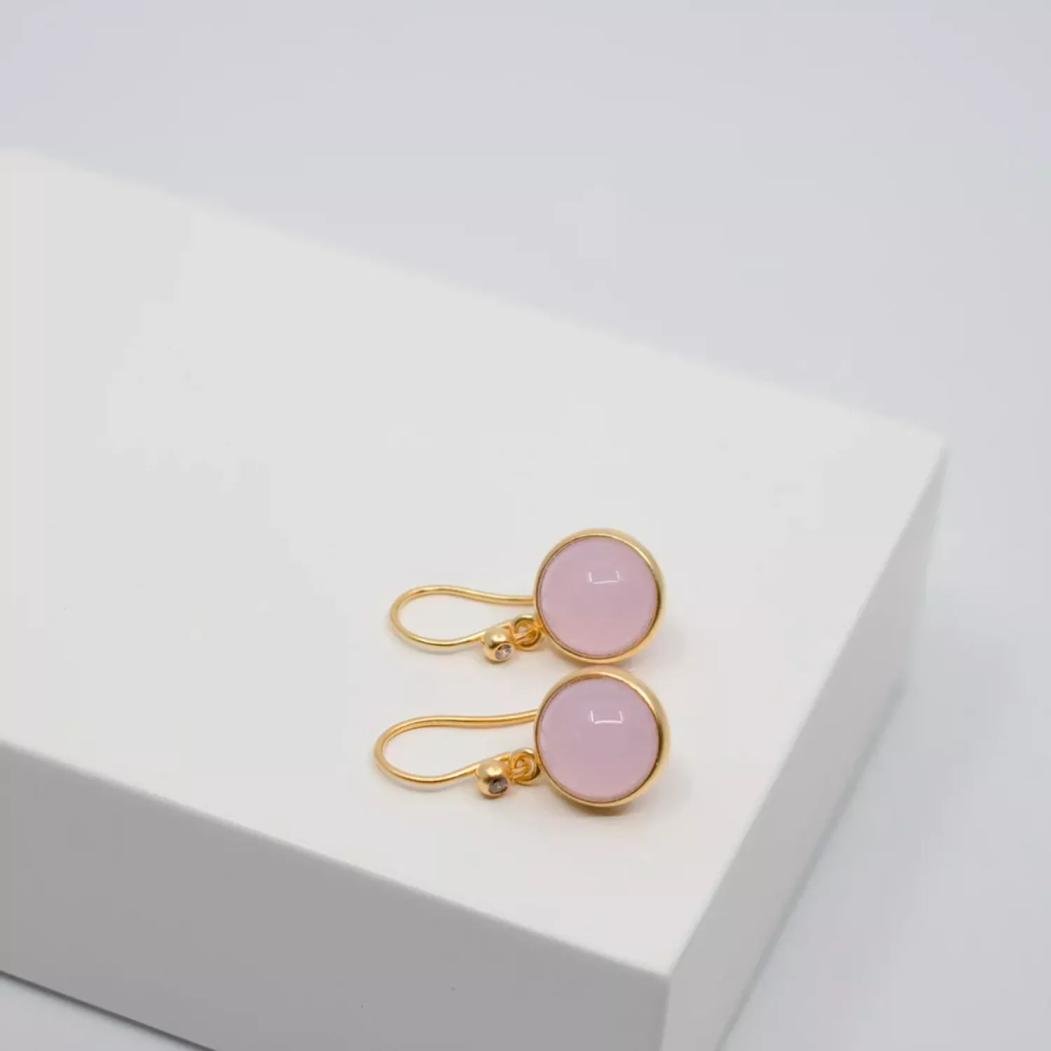 Julie Sandlau Prime Milky Rose Øreringe 22 kt. Forgyldt Sølv HKS181GDMLROCRCZ