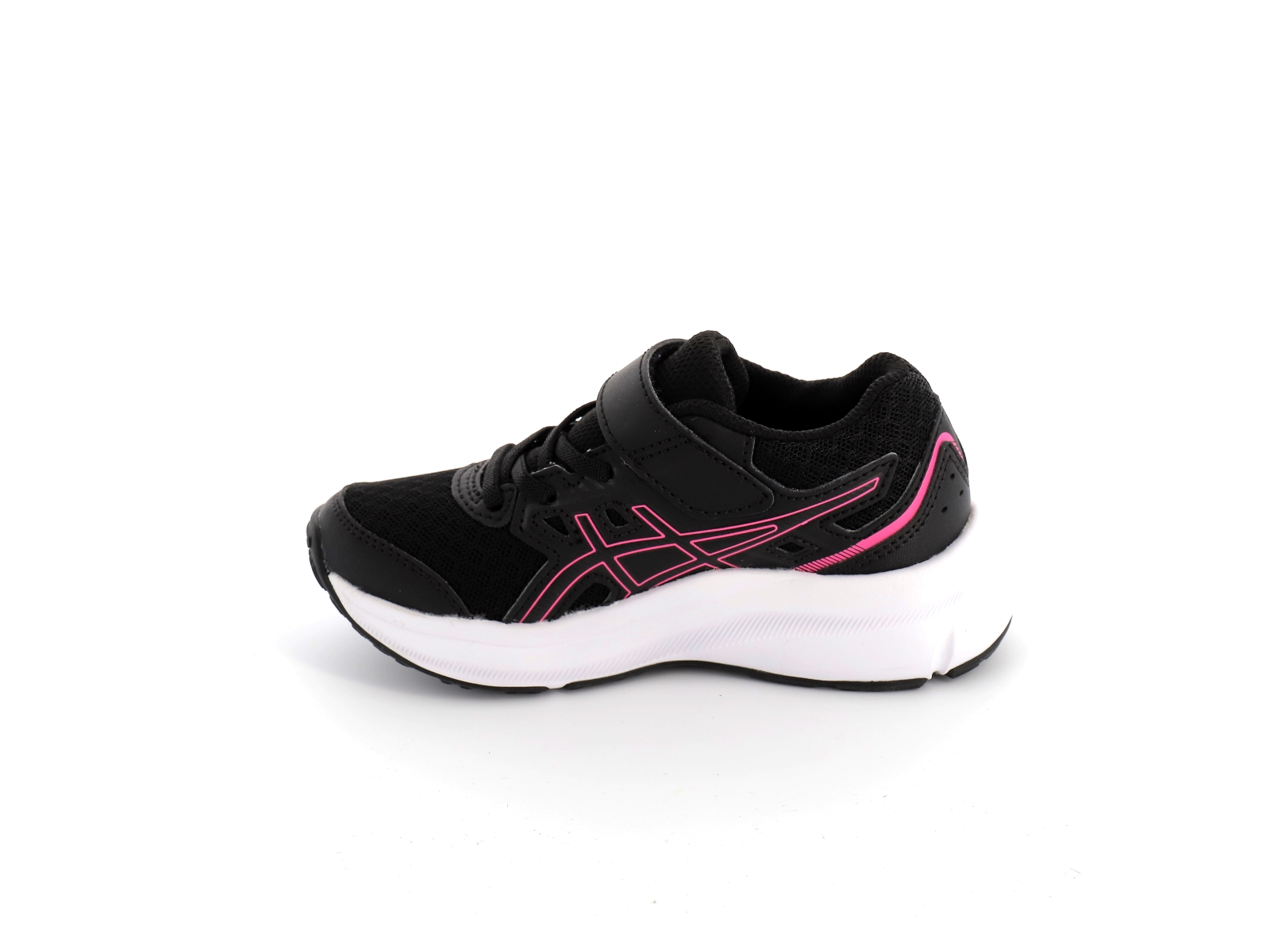 Asics-1014A198 Matières combinées Noir Rose