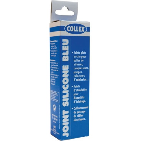 Joint silicone auto - tube - bleu -  80 mL