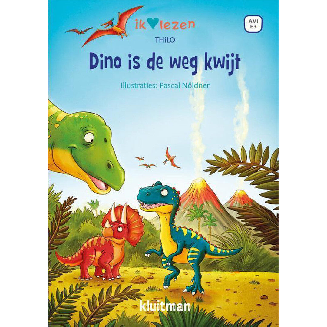 Uitgeverij kluitman dino is de weg kwijt - avi e3