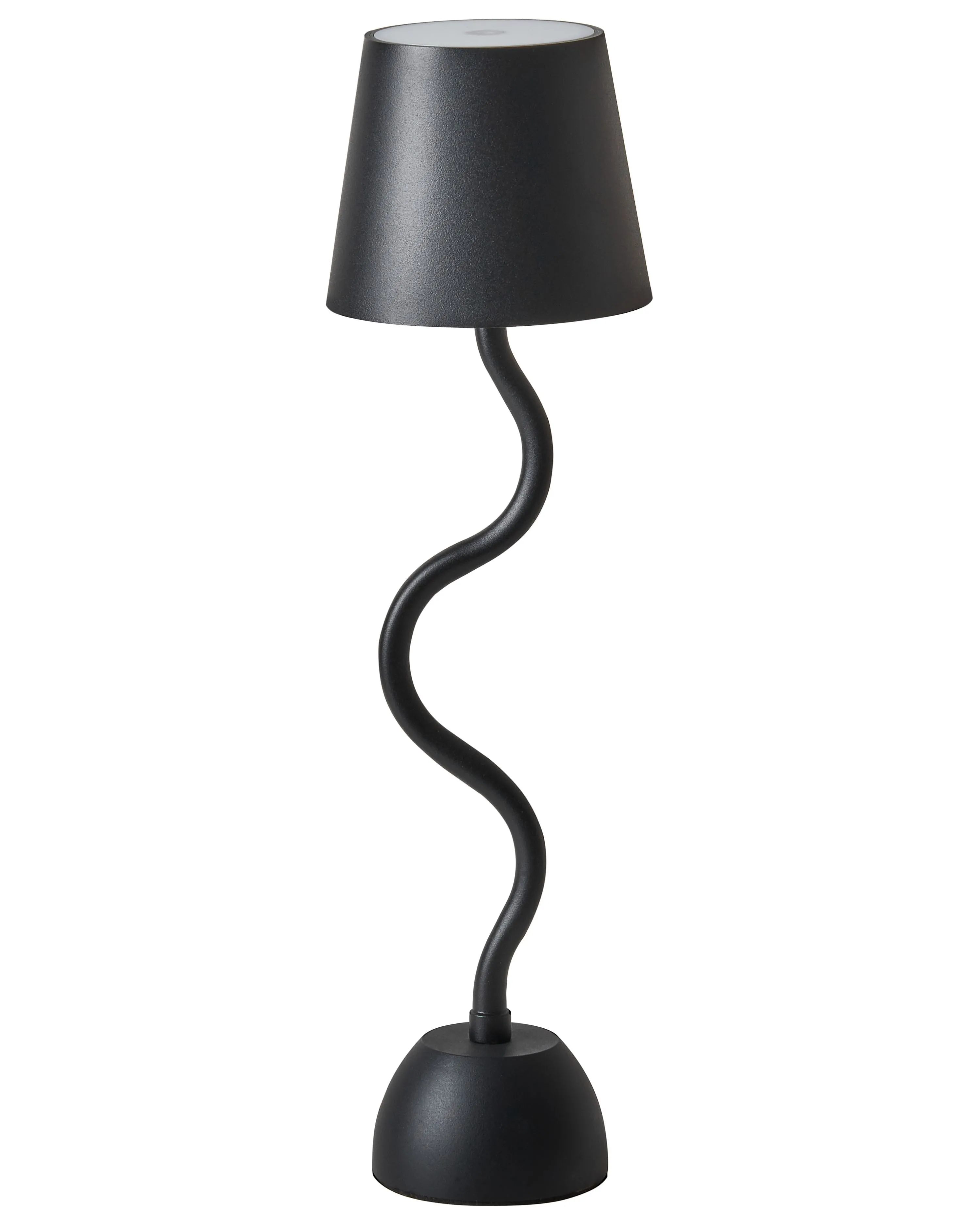 LED draadloze tafellamp VOUGA met dimmer Metaal Zwart