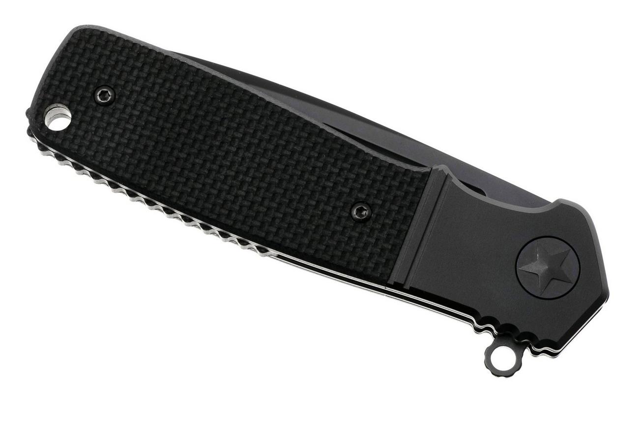 CRKT Homefront Compact Black K245KKP Black DLC CPM S35VN, Black G10, zakmes, Ken Onion design