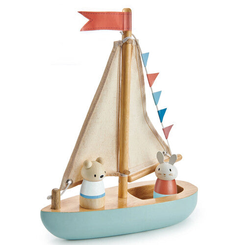 Tender leaf toys zeilboot sailaway