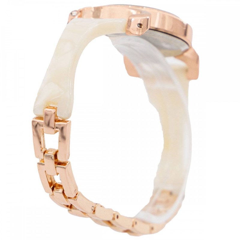 Coffret montre Femme GIORGIO bracelet Acier Rose Métal