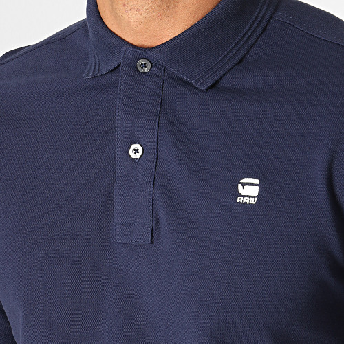Polo Manches Courtes Dunda Slim D11595-5864 Bleu Marine