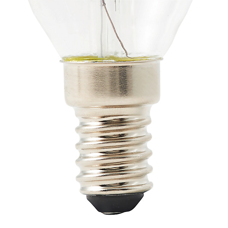 Ampoule LED Diall flamme courbée E14 4,5W=40W blanc chaud