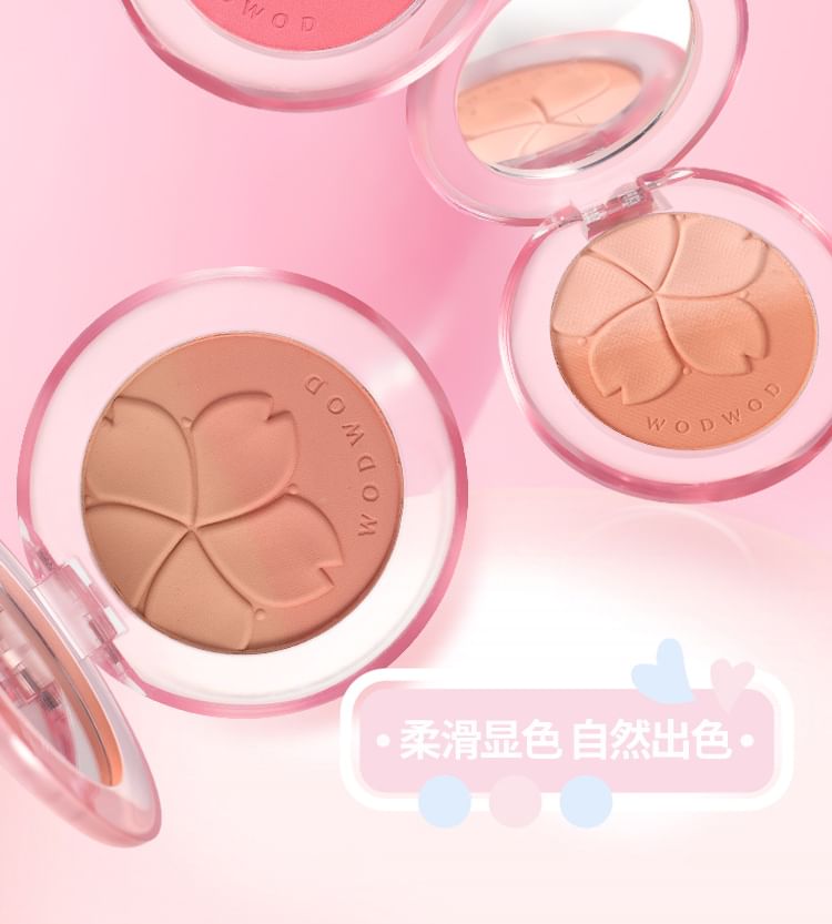 WODWOD - Floral Embossed Tipsy Gradient Blush - 6 soorten