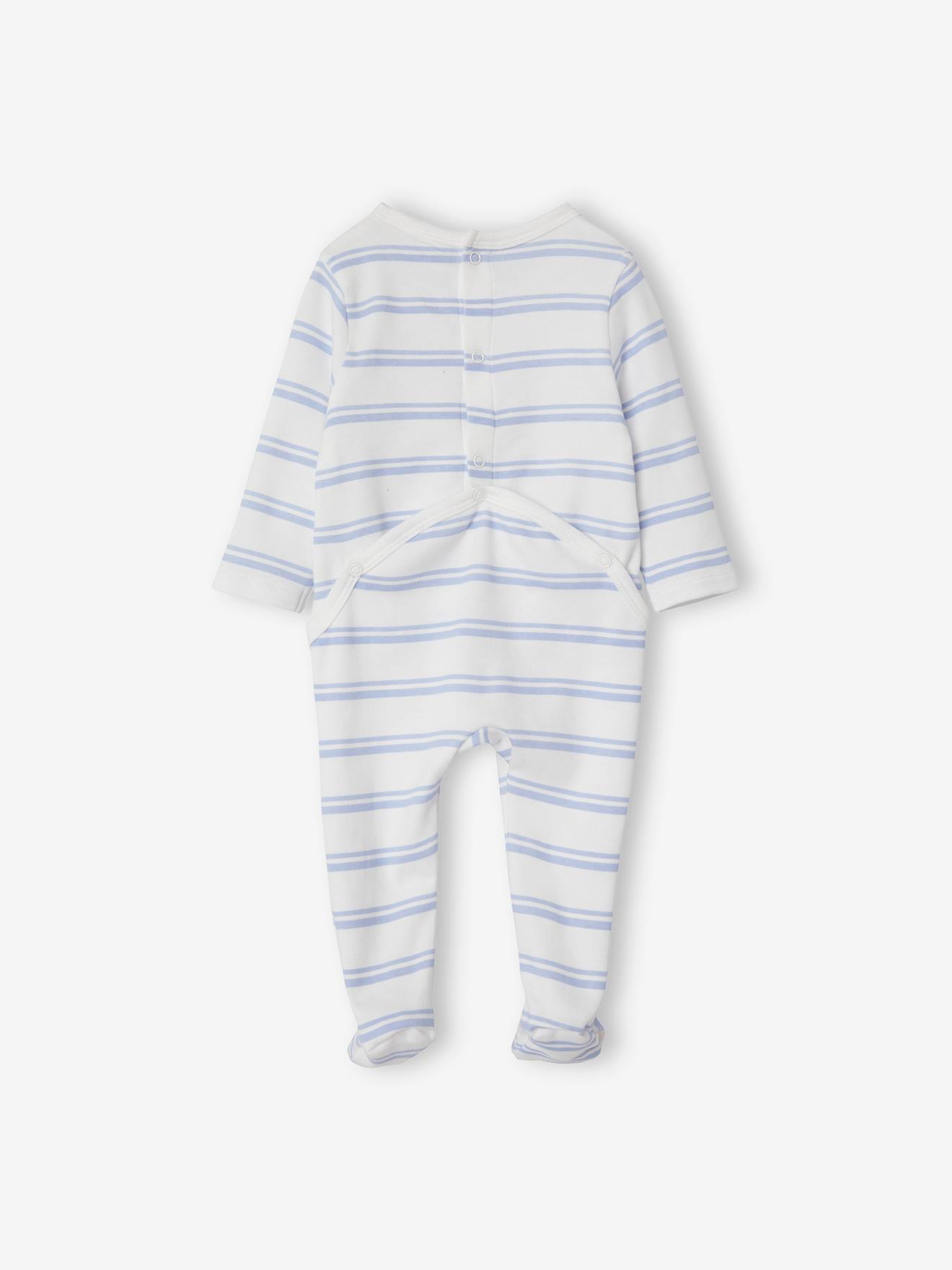 Pijama infantil listrado azul claro do Mickey Mouse da DS®