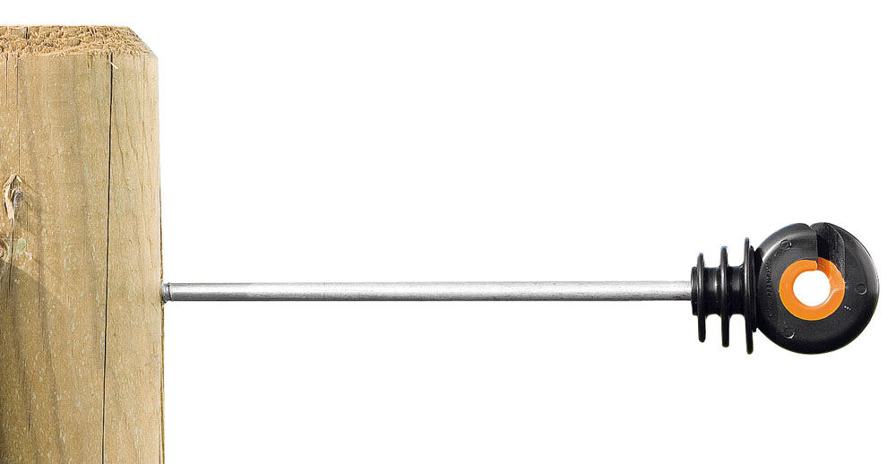 Gallagher - Afstandschroefisolator XDI 20cm - 25.5 cm - 10 Stuks - Zwart - 18 cm