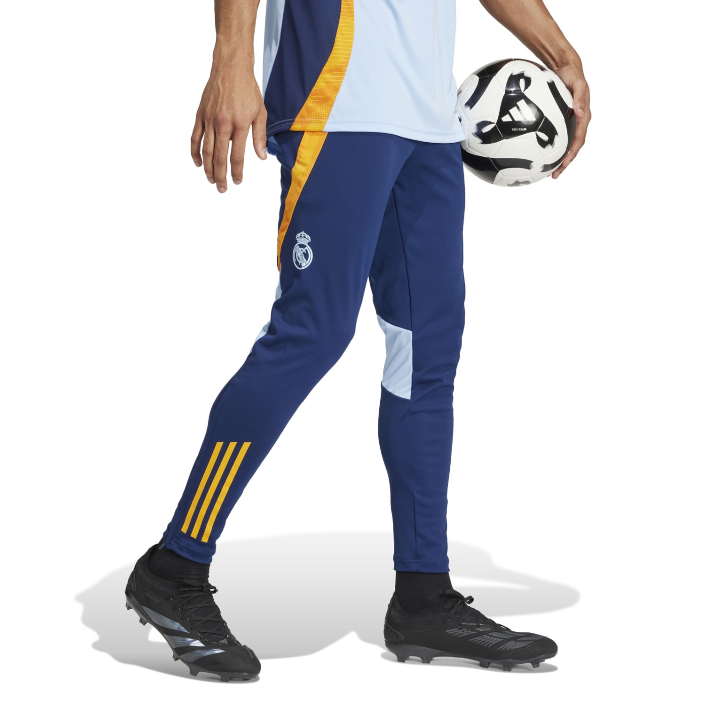 Adidas Real Madrid Trainingsbroek 2024-2025 Donkerblauw Lichtblauw