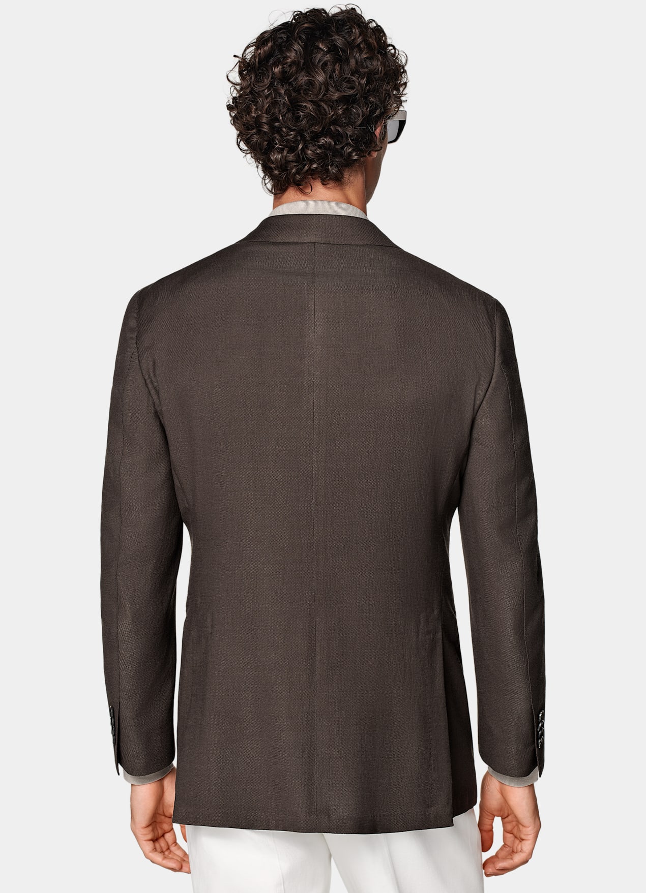 Blazer Roma coupe Relaxed marron foncé