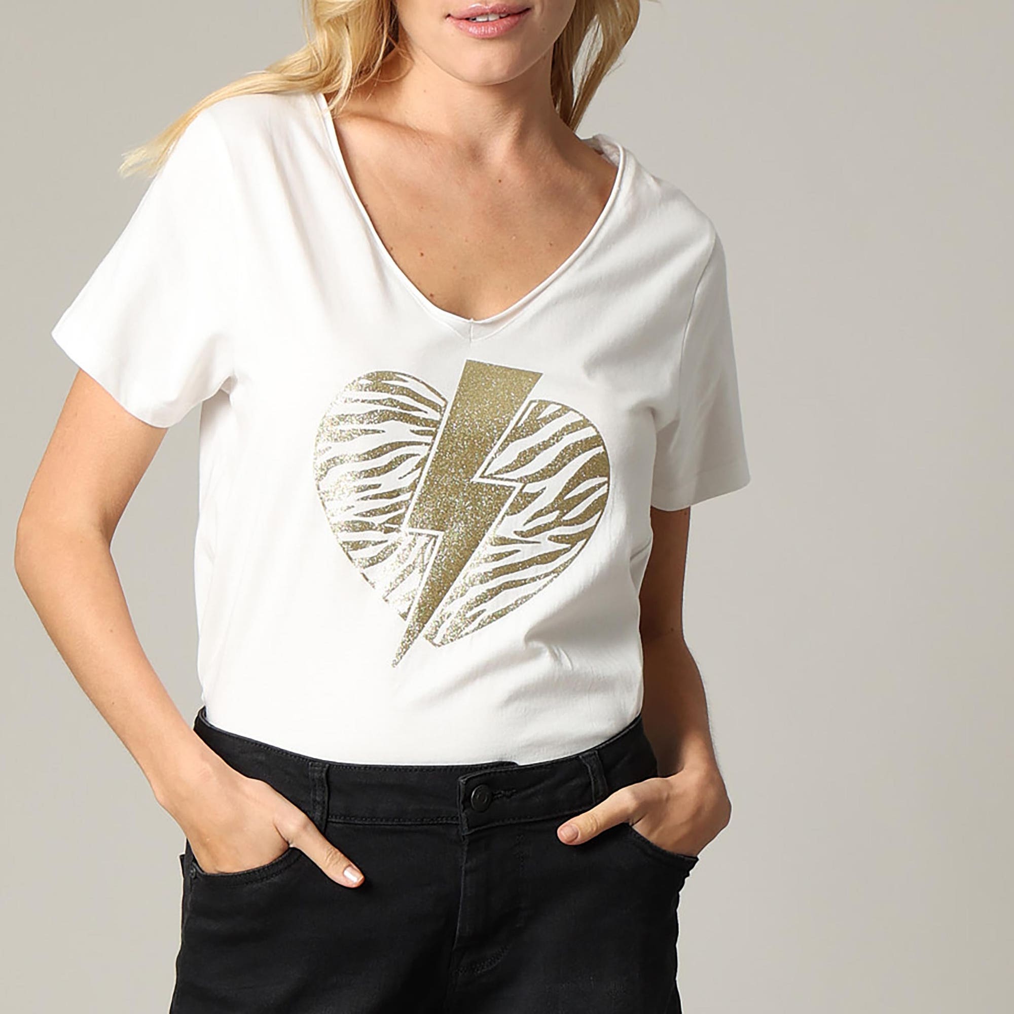 T-shirt Femme blanc