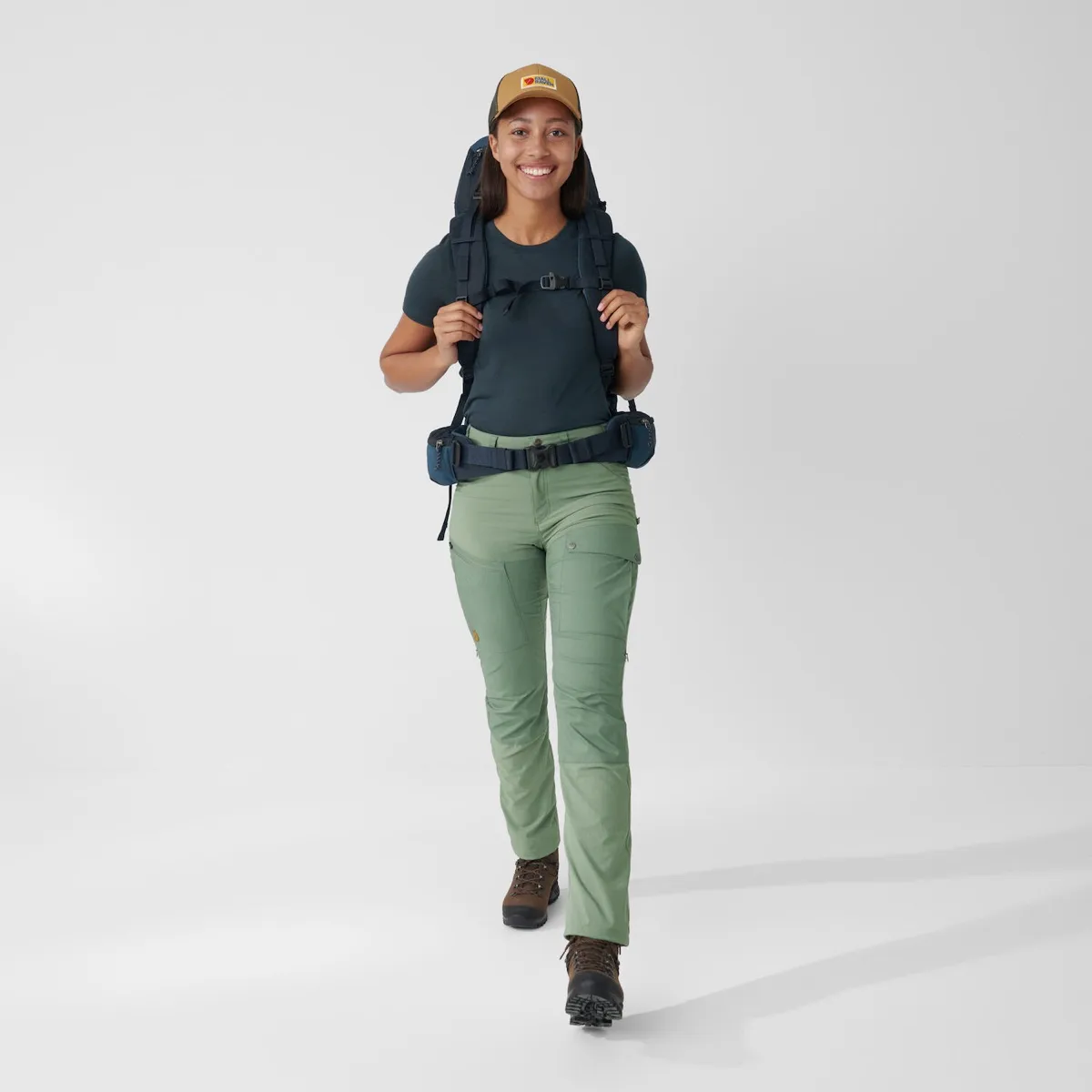 Fjällräven Abisko Midsummer Trs W Reg Indigo Blue-Dark Navy