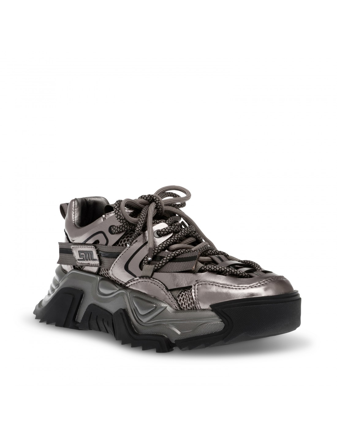 steve madden Sneakers femme kingdom sneaker metal grey
