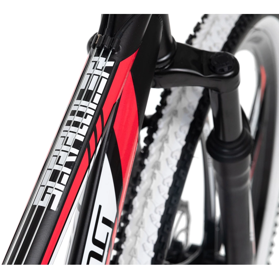 KS Cycling Mountainbike Hardtail 27,5 Zoll Scrawler schwarz-rot
