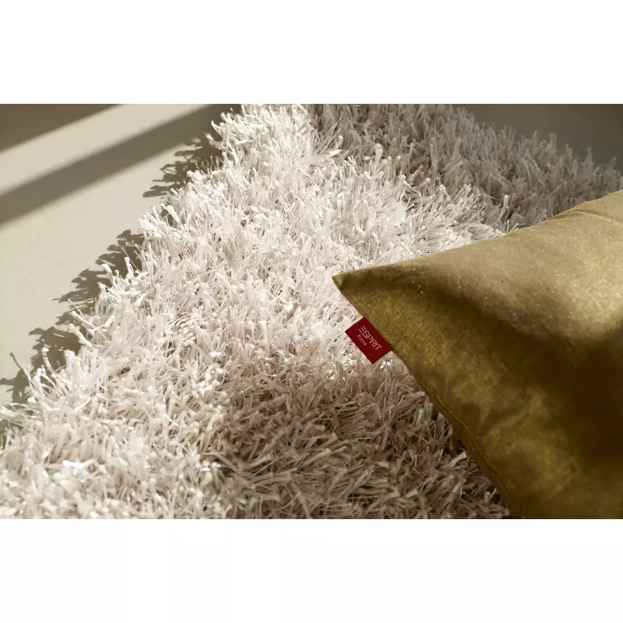 Esprit Hochflorteppich Cool Glamour weiss