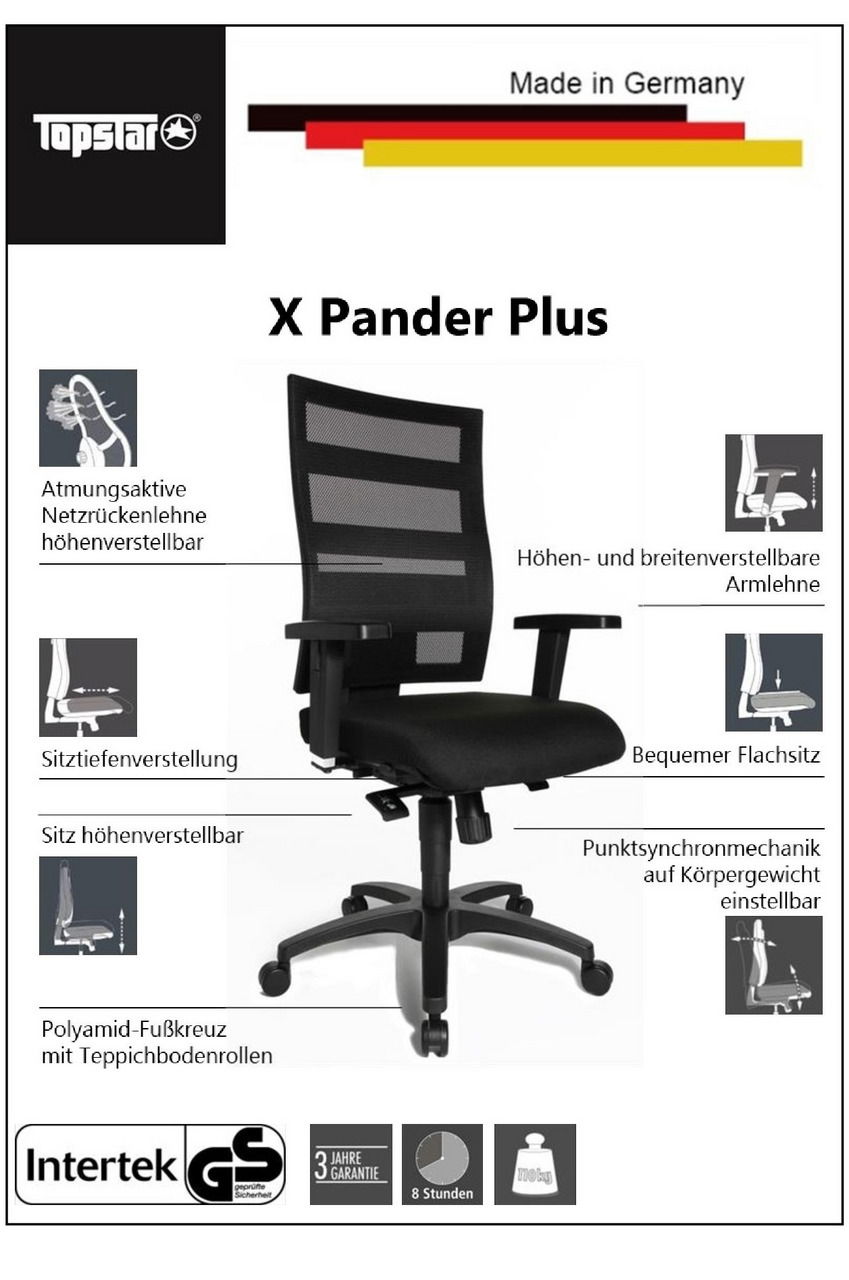 Topstar Drehstuhl X-PANDER PLUS