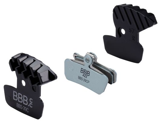 Paire de Plaquettes BBB DiscStop Coolfin Organiques pour Sram Guide/Avid Trail
