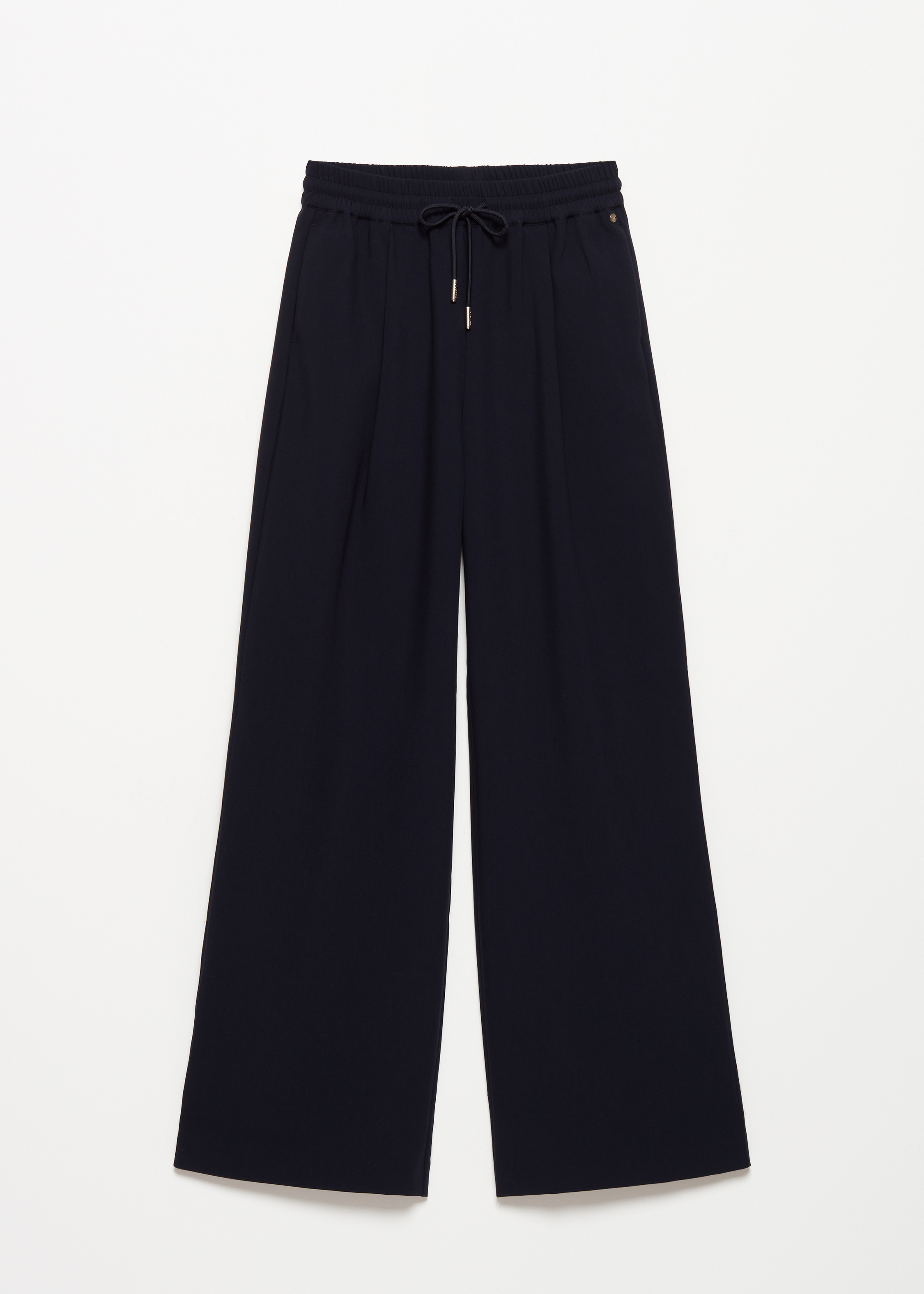 Wide leg broek met koord