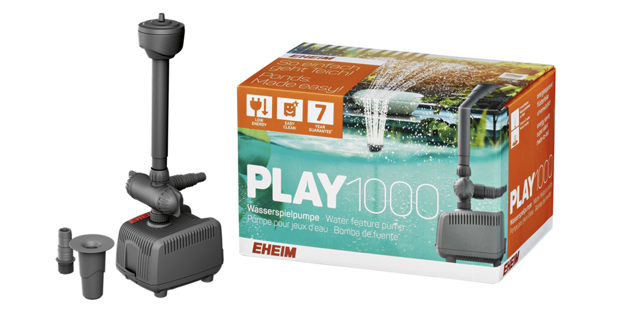 Eheim Play 1000 | Veelzijdige vijverfontein