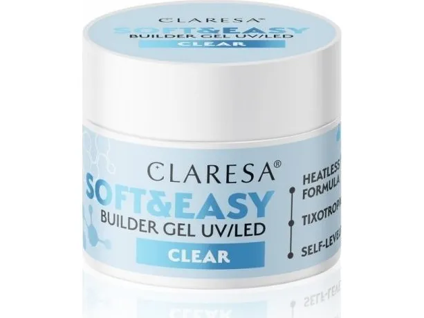 Activeshop Claresa building gel Soft&Easy gel clear 90g