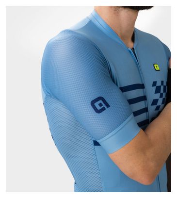 Maillot Manches Courtes Alé Play Bleu Clair