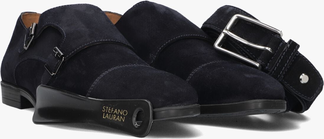 blauwe stefano lauran nette schoenen stefano lauran gesp