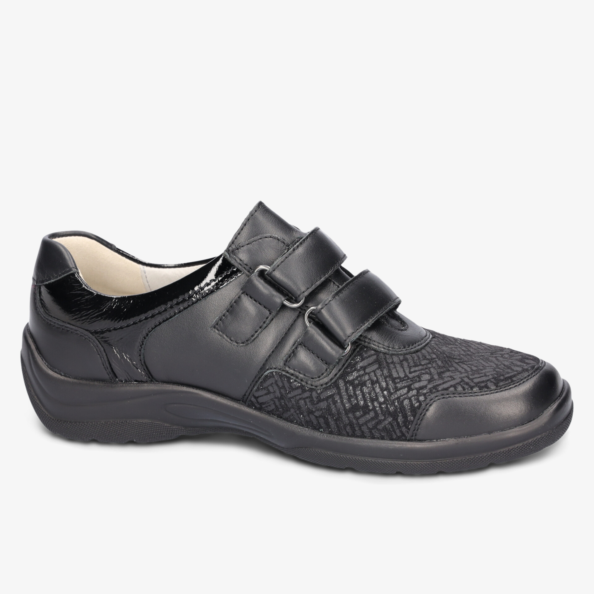 waldläufer Hesna Damen Halbschuhe schwarz