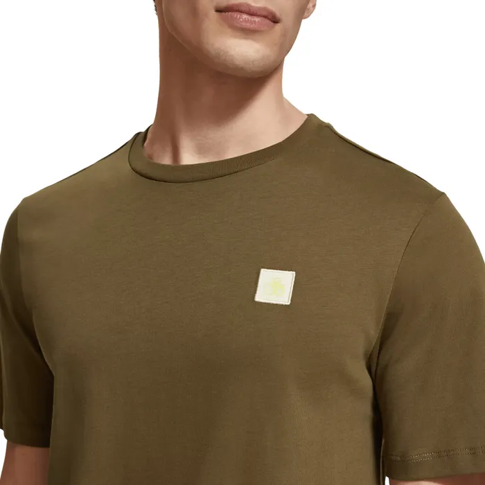 Scotch & Soda Essential Logo Badge Shirt Heren
