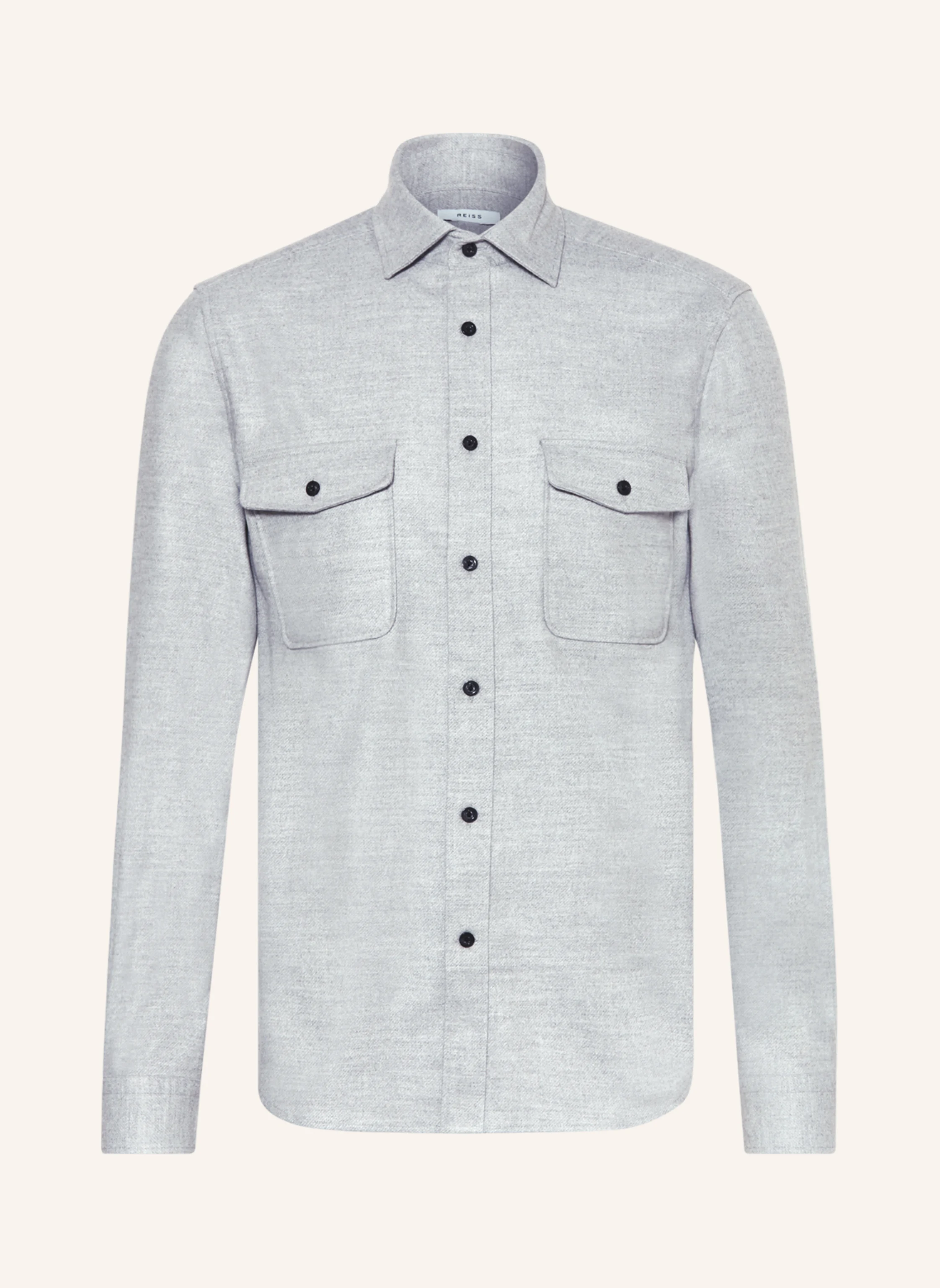 REISS Flanellhemd CHASER Slim Fit