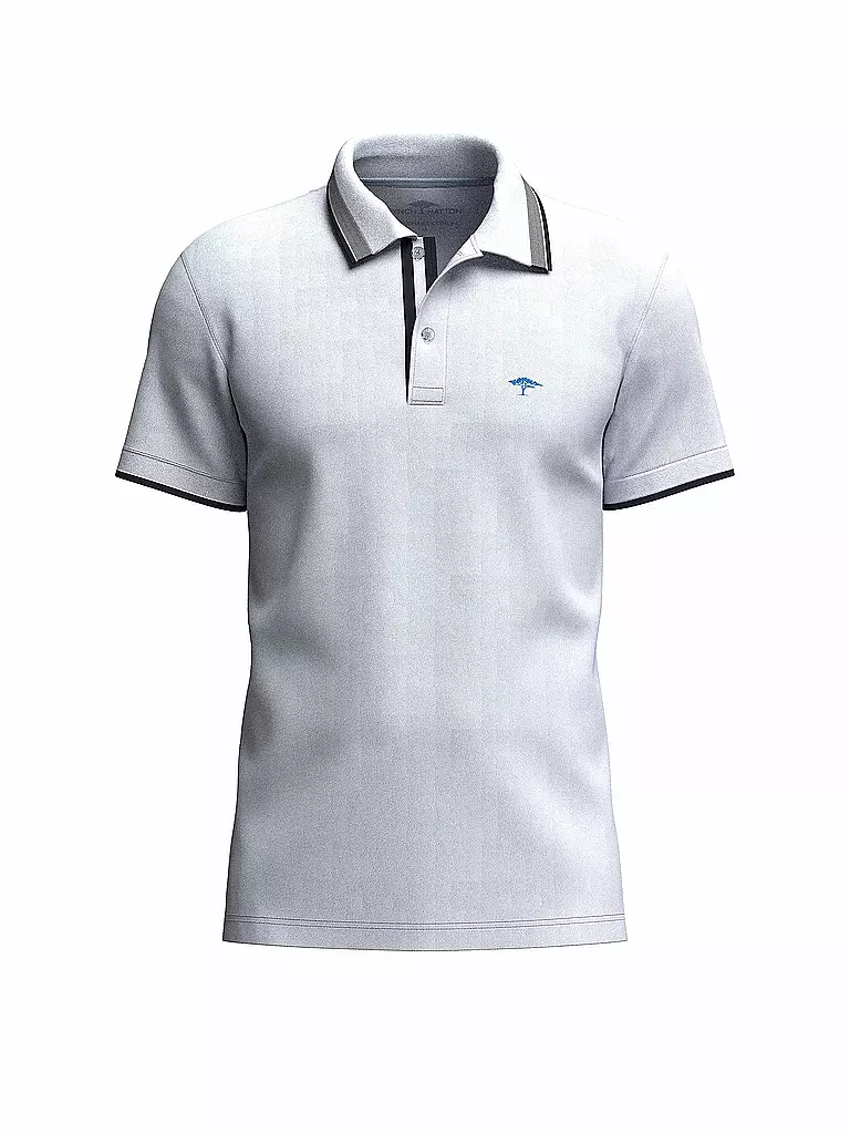 FYNCH HATTON Poloshirt weiss
