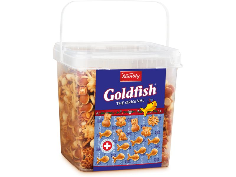 Kambly Goldfish Swiss Edition Gastrobox 750 g Knuspriges Salzgebäck