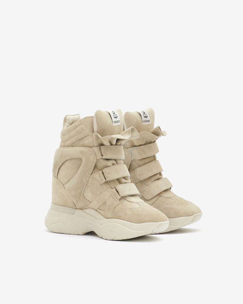 BASKETS EN CUIR VELOURS BALSKEE