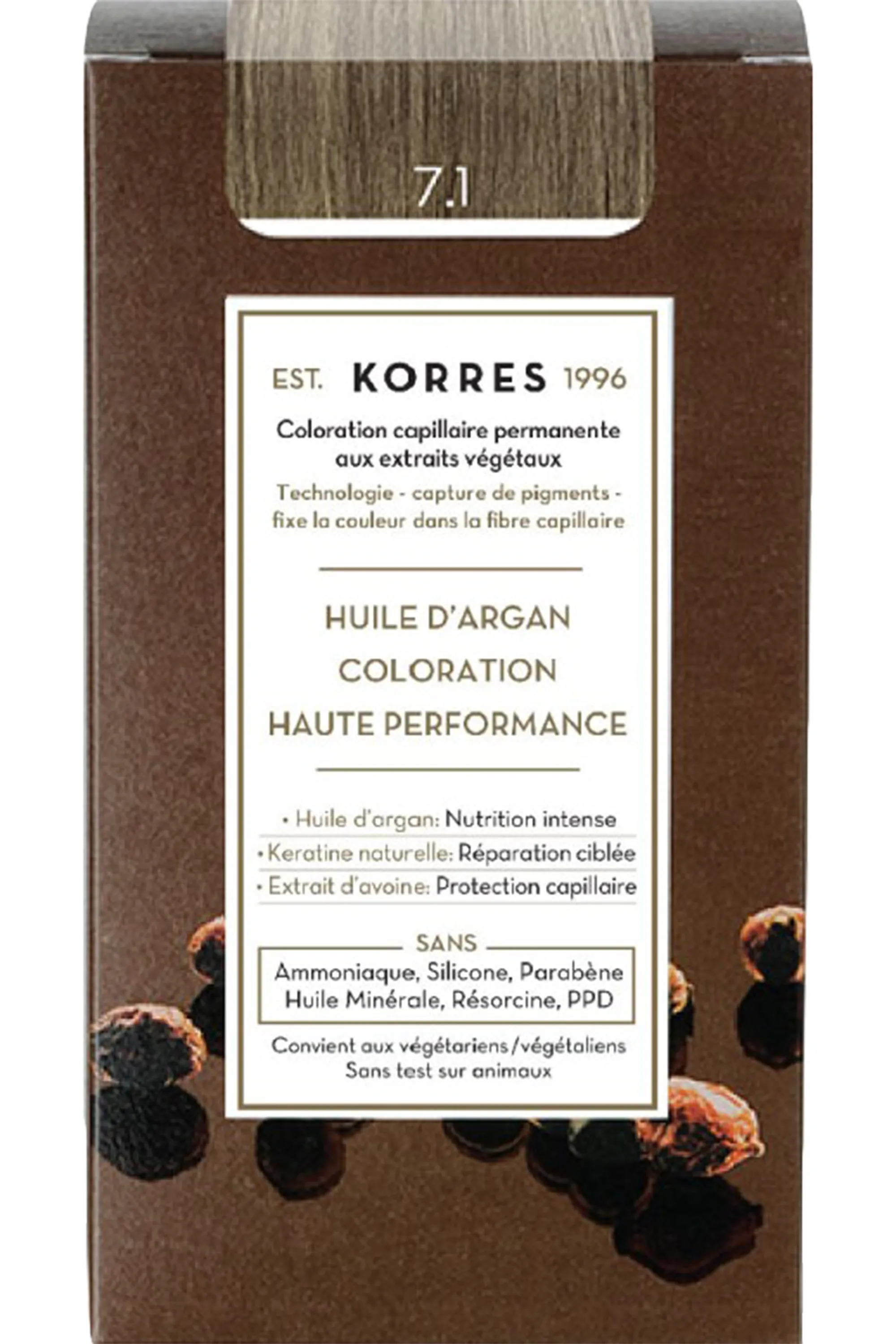 Korres Coloration permanente huile d’argan