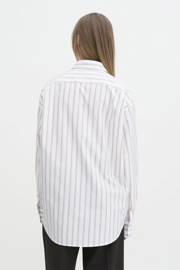 Filippa K Classic Poplin Shirt Light brow