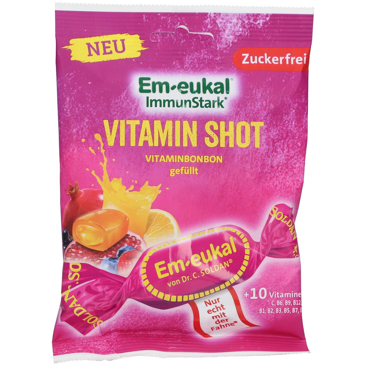 Em-eukal® ImmunStark® VITAMIN SHOT Bonbon Zuckerfrei