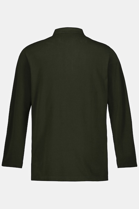 JP 1880 Poloshirt, Basic, Langarm, Piqué, bis 8 XL