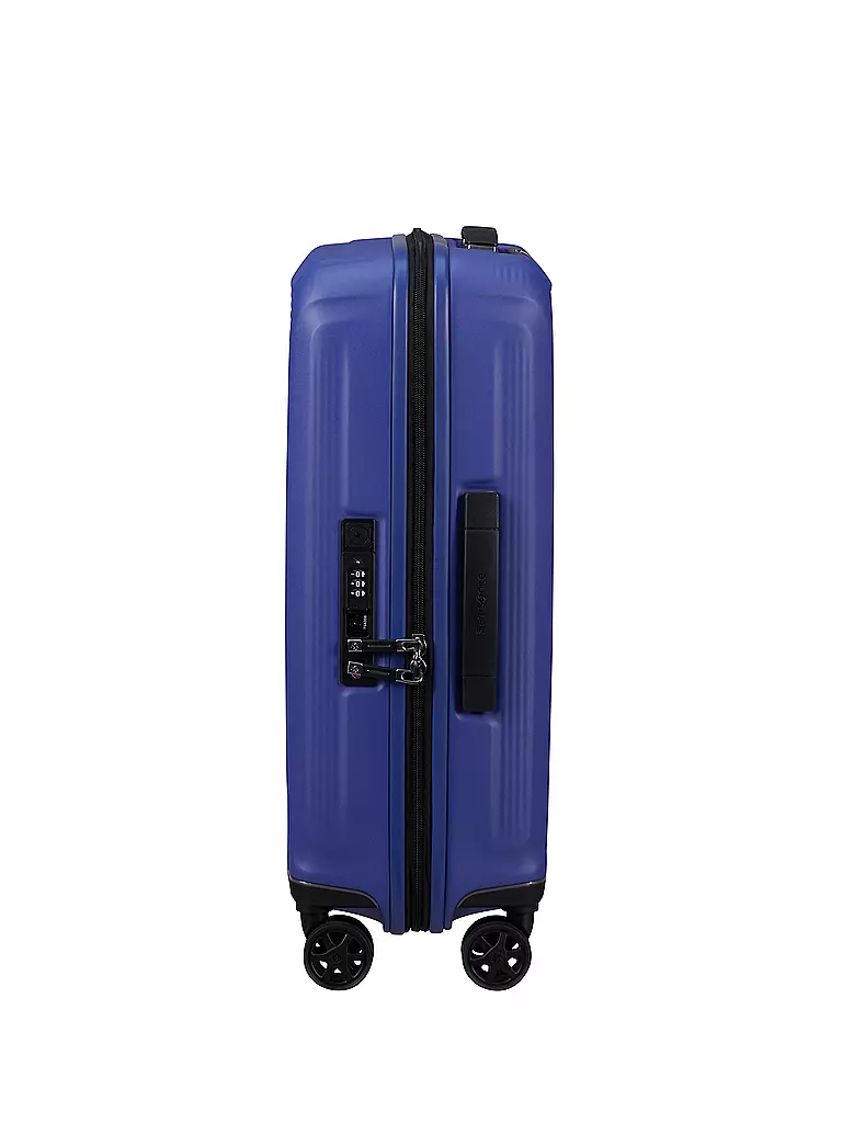 SAMSONITE Trolley  NUON SPINNER 55cm erweiterbar matt Nautical B  blau
