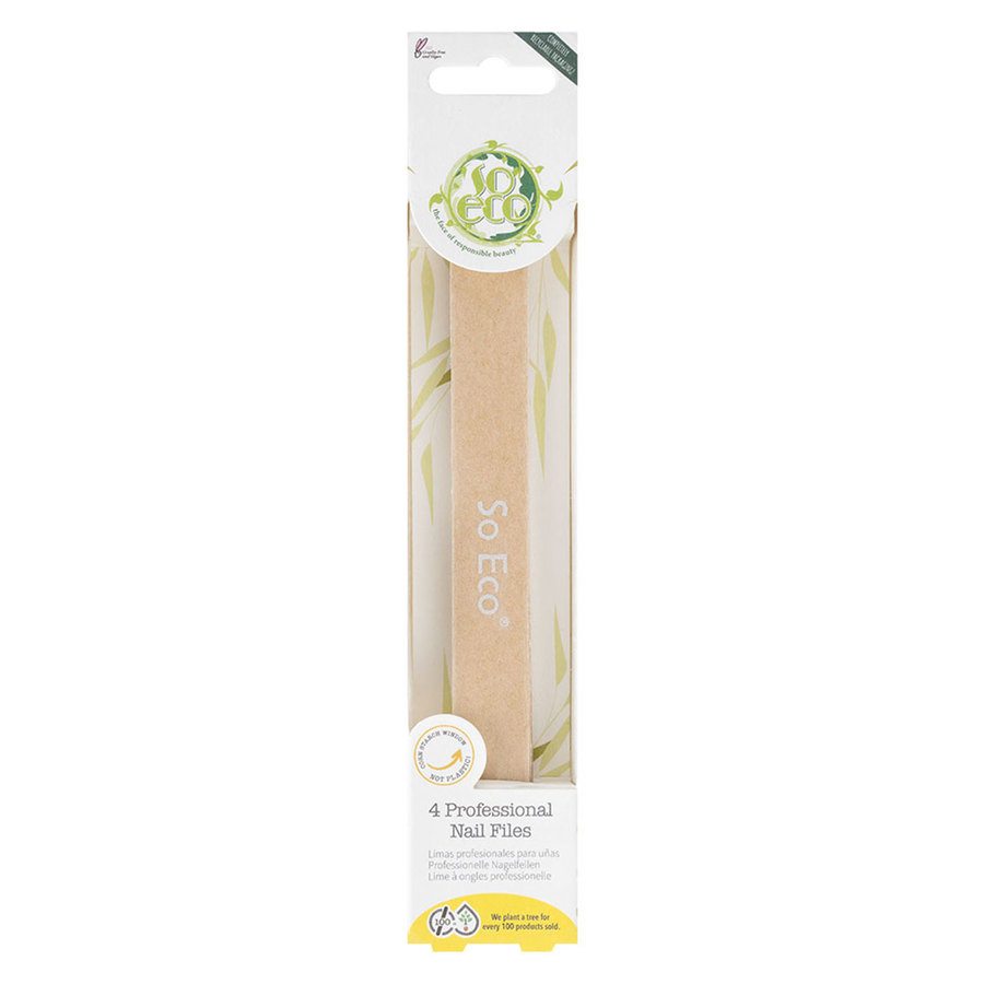 So Eco Professional Nail Files 4pcs