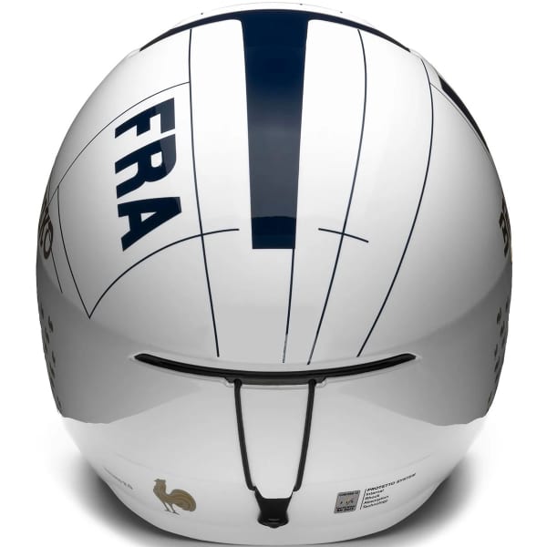Casque de ski BRIKO VULCANO 2.0 FRANCE SHINY WHITE - TANGAROA BLUE - GOLD